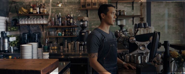 Direktverkauf in kleinem Betrieb